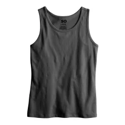 Girls 6-20 SO® Core Layering Tank Top in Regular & Plus -Sleep On It Sales Shop 5315629 Black