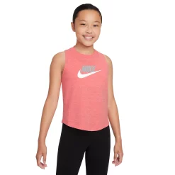 Girls 7-16 Nike Jersey Tank Top -Sleep On It Sales Shop 5357245 Pink Salt Smoke Gray