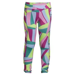Girls 2-18 Lands' End Twist Hem Active Leggings -Sleep On It Sales Shop 5495335 Violet Rose Geo
