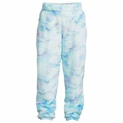 Girls 4-18 Lands' End Fuzzy Jogger Pants -Sleep On It Sales Shop 5495337 Blue Texture