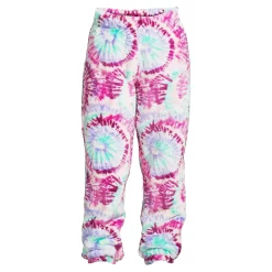 Girls 4-18 Lands' End Fuzzy Jogger Pants -Sleep On It Sales Shop 5495337 Ivory Burst Tie Dye
