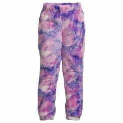 Girls 4-18 Lands' End Fuzzy Jogger Pants -Sleep On It Sales Shop 5495337 Violet Storm Tie Dye