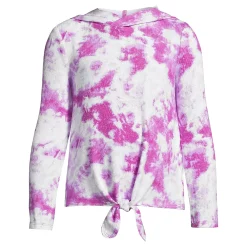 Girls 2-16 Lands' End Long Sleeve Soft Brushed Top in Regular & Plus