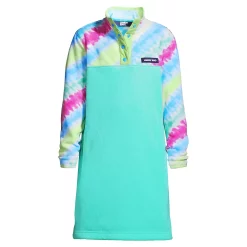 Girls 2-16 Lands' End T100 Fleece Dress in Regular & Plus -Sleep On It Sales Shop 5499005 Moonstone Tie Dye