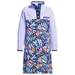 Girls 2-16 Lands' End T100 Fleece Dress in Regular & Plus -Sleep On It Sales Shop 5499005 Navy Butterfly