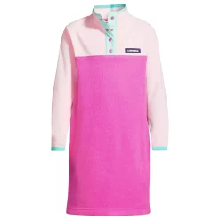 Girls 2-16 Lands' End T100 Fleece Dress in Regular & Plus -Sleep On It Sales Shop 5499005 Verbena Color Mix