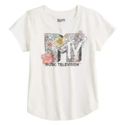 Girls 7-16 MTV Floral Graphic Tee