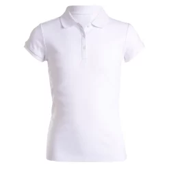 Girls 4-16 IZOD Picot Polo in Regular & Plus Size -Sleep On It Sales Shop 5523603 White