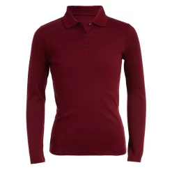 Girls 4-16 IZOD Picot Polo in Regular & Plus Size -Sleep On It Sales Shop 5523606 Burgundy