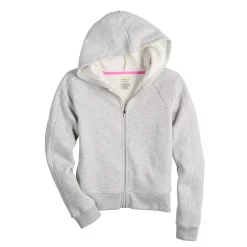 Girls 7-16 Tek Gear® Ultrasoft Fleece Full-Zip Hoodie in Regular & Plus -Sleep On It Sales Shop 5534938 Metro Heather