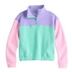 Girls 7-16 Tek Gear® Ultrasoft Fleece 1/4 Zip Pullover in Regular & Plus