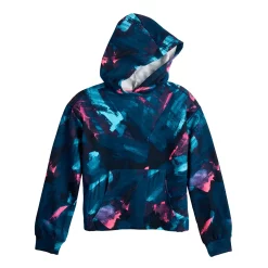 Girls 7-16 Tek Gear® Ultrasoft Fleece Hoodie in Regular & Plus -Sleep On It Sales Shop 5541636 Navy Bold Strokes