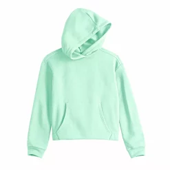 Girls 7-16 Tek Gear® Ultrasoft Fleece Hoodie in Regular & Plus -Sleep On It Sales Shop 5541636 Post It Green
