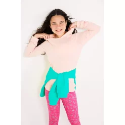 Girls 7-16 Tek Gear® Soft Tek Hoodie Tee in Regular & Plus -Sleep On It Sales Shop 5553609 ALT2
