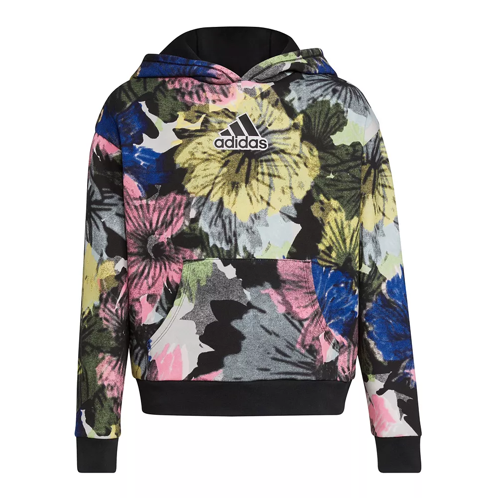 Girls 7-16 adidas Printed Fleece Hoodie 1 Girls 7-16 adidas Printed Fleece Hoodie