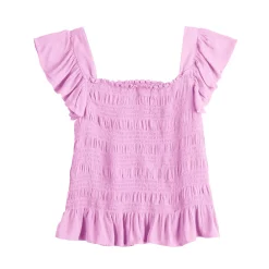 Girls 6-20 SO® Crinkle Gauze Smocked Tank Top in Regular & Plus Size