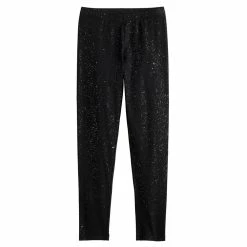 Girls 6-20 SO® Favorite Midrise Leggings in Regular & Plus -Sleep On It Sales Shop 5574256 Black Hot Melt