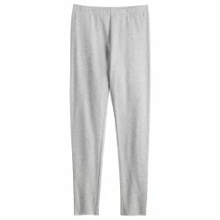 Girls 6-20 SO® Favorite Midrise Leggings in Regular & Plus -Sleep On It Sales Shop 5574256 Light Gray Heather