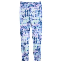 Girls 6-20 SO® Favorite High Rise Leggings in Regular & Plus -Sleep On It Sales Shop 5574257 Blue Aqua Dye