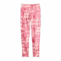 Girls 6-20 SO® Favorite High Rise Leggings in Regular & Plus -Sleep On It Sales Shop 5574257 Pink Blush Tie Dye