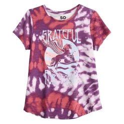 Girls 7-16 SO® Graphic Tee in Regular & Plus -Sleep On It Sales Shop 5583951 Grateful