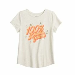 Girls 7-16 SO® Graphic Tee in Regular & Plus -Sleep On It Sales Shop 5583951 Pumpkin Spice