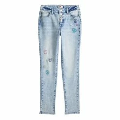 Girls 6-20 SO® Superstar Hi-Rise Skinny Jeans -Sleep On It Sales Shop 5589870 Light Wash
