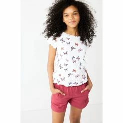 Girls 6-20 SO® Paperbag Waist Pull-On Shorts -Sleep On It Sales Shop 5611918 ALT9