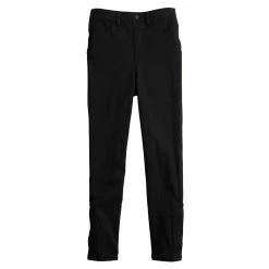 Girls 6-20 SO® Adaptive Seated Comfort Jeans in Regular & Plus -Sleep On It Sales Shop 5614117 Black Luxe