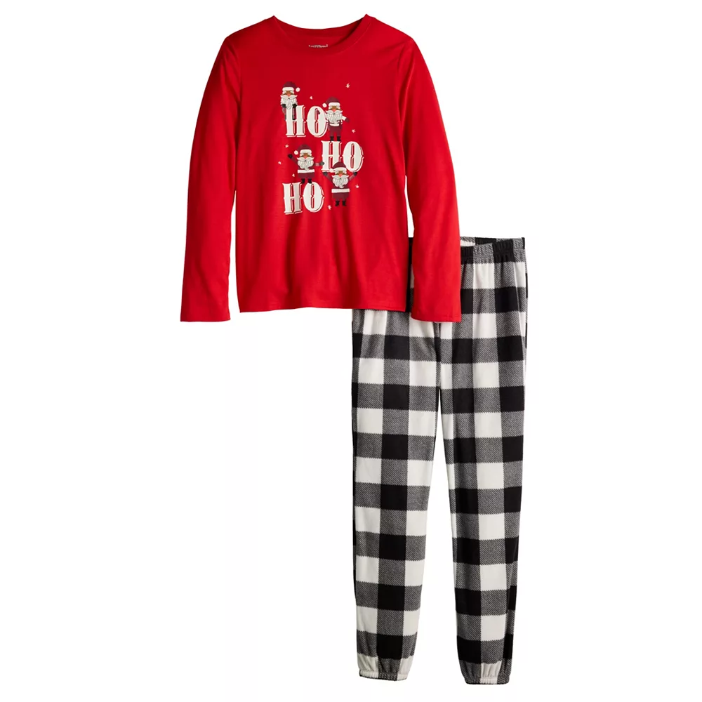 Girls 4-16 Jammies For Your Families® Ho Ho Ho Pajama Set 3 Girls 4-16 Jammies For Your Families® Ho Ho Ho Pajama Set - Image 3