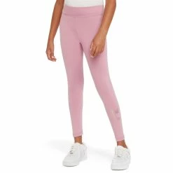 Girls 7-16 Nike Sportswear Essential Midrise Leggings in Regular & Plus Size -Sleep On It Sales Shop 5667445 Elemental Pink
