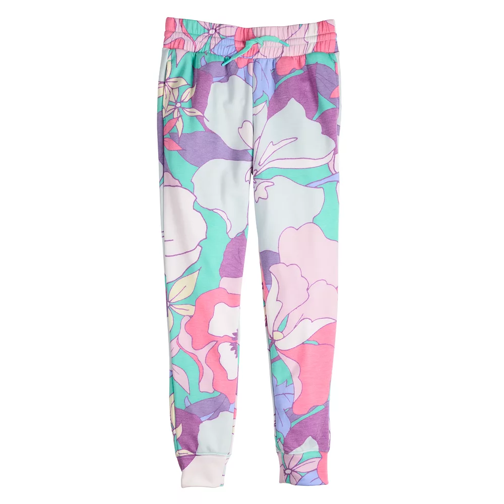 Girls 7-16 Tek Gear® High-Waisted Stretch Fleece Joggers in Regular & Plus 4 Girls 7-16 Tek Gear® High-Waisted Stretch Fleece Joggers in Regular & Plus - Image 4