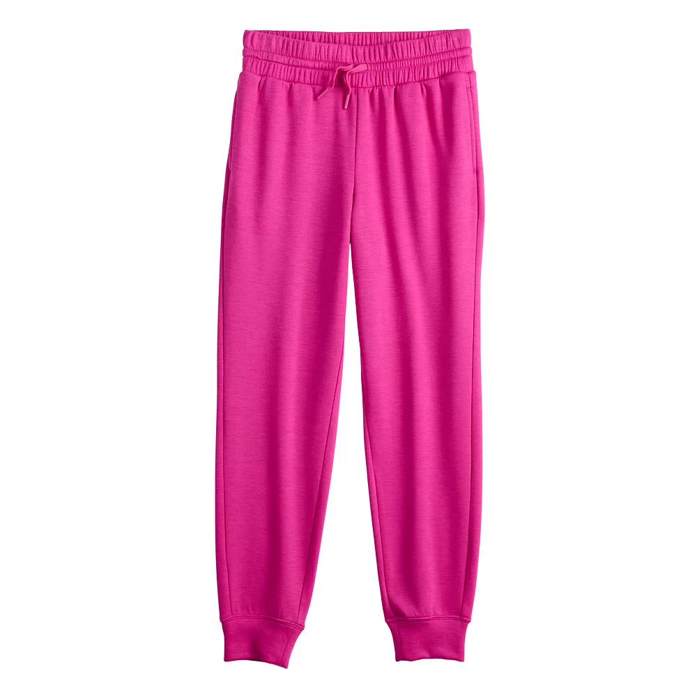 Girls 7-16 Tek Gear® High-Waisted Stretch Fleece Joggers in Regular & Plus 2 Girls 7-16 Tek Gear® High-Waisted Stretch Fleece Joggers in Regular & Plus - Image 2