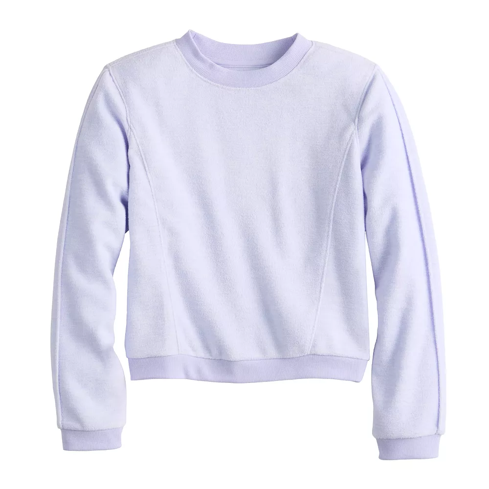 Girls 7-16 Tek Gear® Cozy Micro Fleece Crew Sweatshirt in Regular & Plus 1 Girls 7-16 Tek Gear® Cozy Micro Fleece Crew Sweatshirt in Regular & Plus