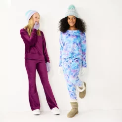 Girls 7-16 SO Cozy Corded Velour Hoodie in Regular & Plus Size -Sleep On It Sales Shop 5745781 ALT9