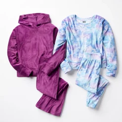 Girls 7-16 SO Cozy Corded Velour Flare Pant in Regular & Plus Size -Sleep On It Sales Shop 5745784 ALT7