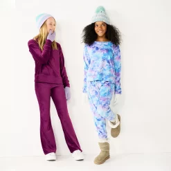 Girls 7-16 SO Cozy Corded Velour Flare Pant in Regular & Plus Size -Sleep On It Sales Shop 5745784 ALT9