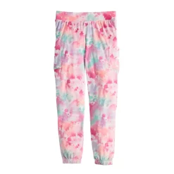 Girls 7-16 SO® Cozy Velour Jogger Pants in Regular & Plus Size -Sleep On It Sales Shop 5748496 Pink Cloud