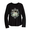 Girls 7-16 Harry Potter Hogwarts Long Sleeve Graphic Tee