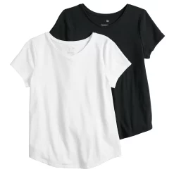 Girls 4-20 & Plus Size SO® 2-pk. Favorite V-Neck Tees