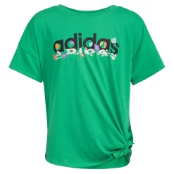 Girls 7-16 adidas Loose Tie Front Tee -Sleep On It Sales Shop 5798009 Semi Court Green