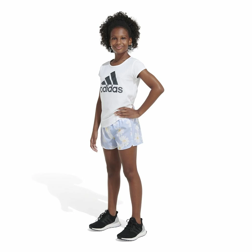 Girls 7-16 adidas Pacer Woven Short 8 Girls 7-16 adidas Pacer Woven Short - Image 8