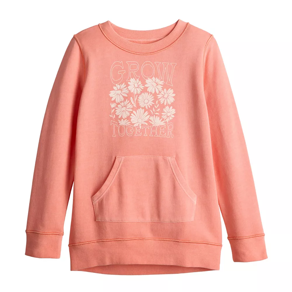 Girls 6-20 SO® Adaptive Fleece Pullover Sweatshirt in Regular & Plus Size 1 Girls 6-20 SO® Adaptive Fleece Pullover Sweatshirt in Regular & Plus Size