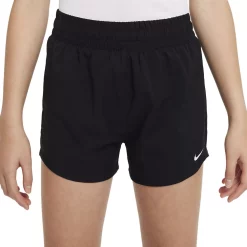 Girls 7-16 Nike Dri-FIT One High-Waisted Woven Training Shorts -Sleep On It Sales Shop 5839822 Black