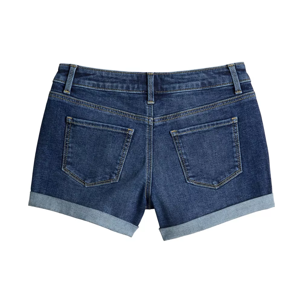Girls 6-20 SO® Midrise Denim Shortie Shorts in Regular & Plus Size 9 Girls 6-20 SO® Midrise Denim Shortie Shorts in Regular & Plus Size - Image 9