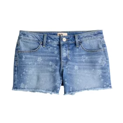 Girls 6-20 SO® Midrise Denim Shortie Shorts in Regular & Plus Size