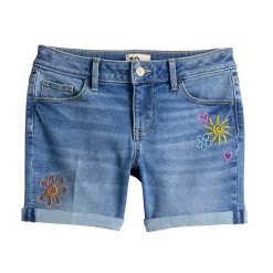 Girls 6-20 SO® Denim Midi Shorts in Regular & Plus Size