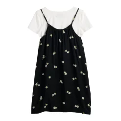 Girls 6-20 SO® Favorite Slip Dress & Tee in Regular & Plus Size -Sleep On It Sales Shop 5847825 ALT