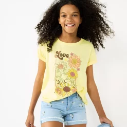 Girls 6-20 SO® Graphic Tee in Regular & Plus Size -Sleep On It Sales Shop 5854659 ALT9