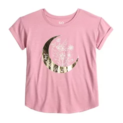 Girls 6-20 SO® Graphic Tee in Regular & Plus Size -Sleep On It Sales Shop 5854659 Moon
